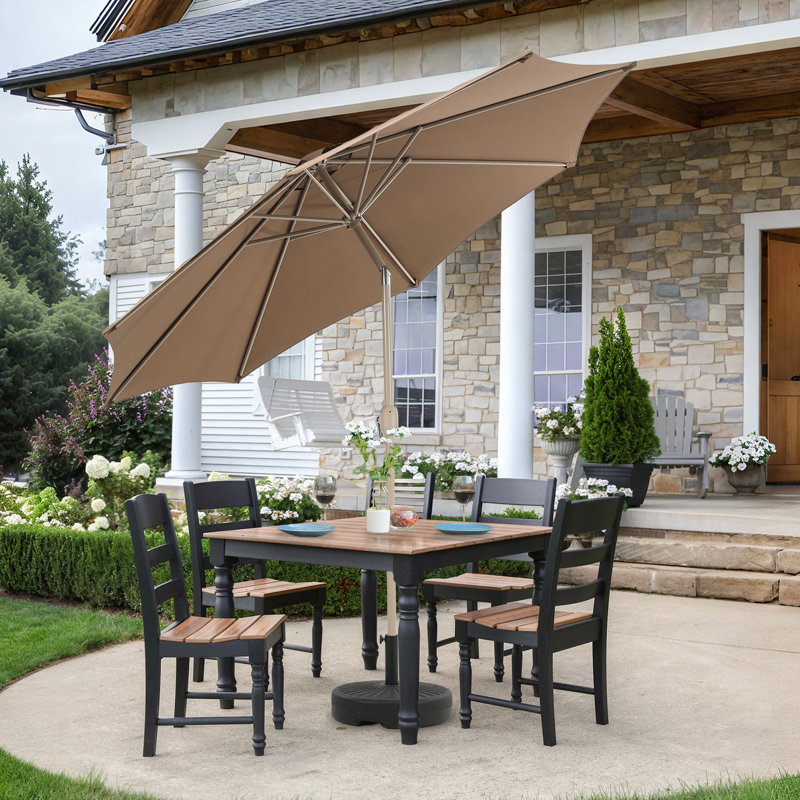 Parasol d'extérieur 9 pi 9 pi, Café