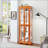 Lighted Glass Curio Display Cabinet-1717601311