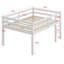 Lit mezzanine en bois avec échelle-1450561991
