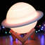 Veilleuse Saturn 3D