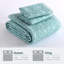 Ensemble de courtepointe 100% coton 98 po x 90 po DDUOXIN - 1 courtepointe avec 2 taies décoratives-123301030-136060404