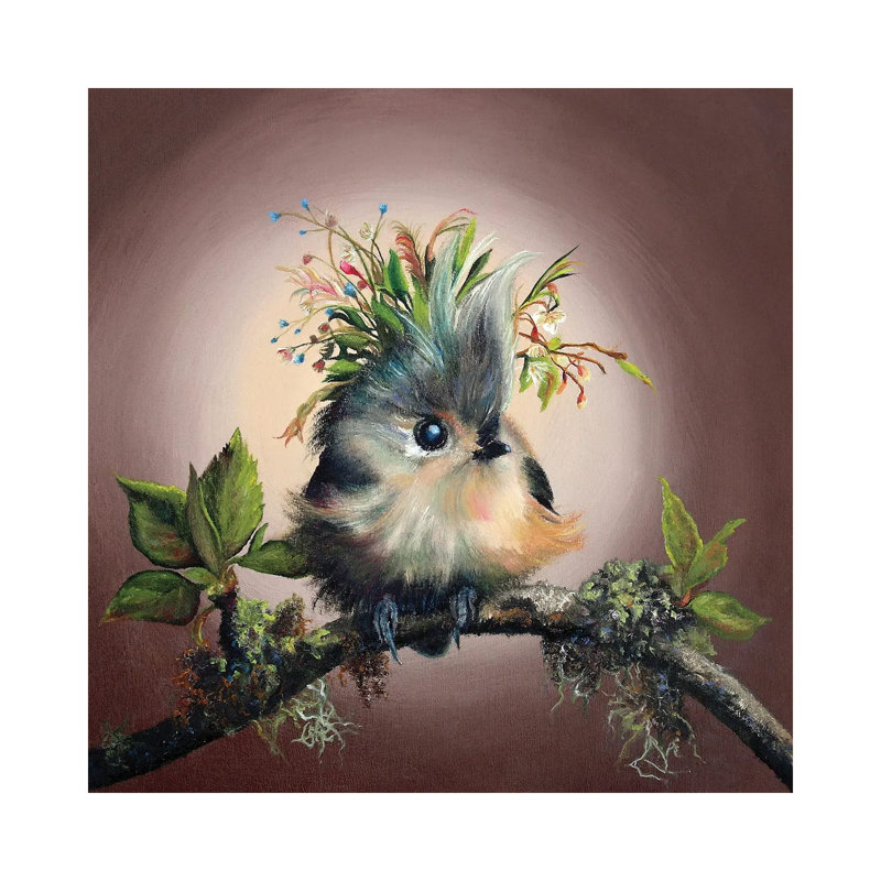 Spike by Carrie Goller - Gallery-Wrapped Canvas Giclée on Canvas, Canvas, 45.72 cm H x 45.72 cm W x 1.91 cm D