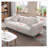 77.2? Large size two Seat Upholstered Sofa
