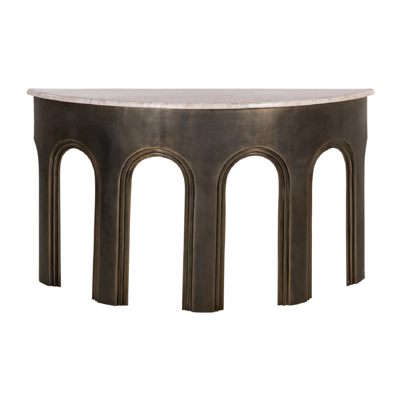 Console Table 55'' W Marble Console Table
