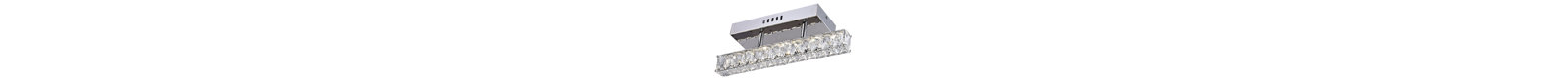 Taslitt Modern 1-Light LED Crystal Flush Mount