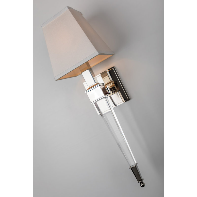 Ruskin 1 - Light Wallchiere, Polished Nickel