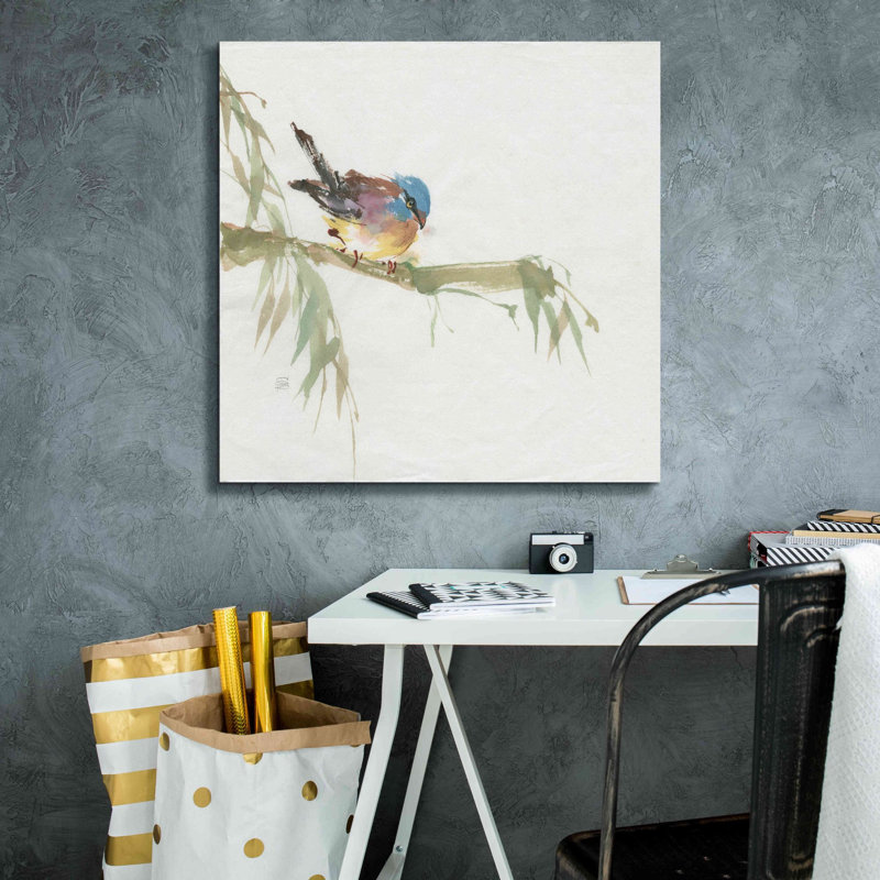 'Finch' by Chris Paschke, Canvas Wall Art, 26" W x 26" H