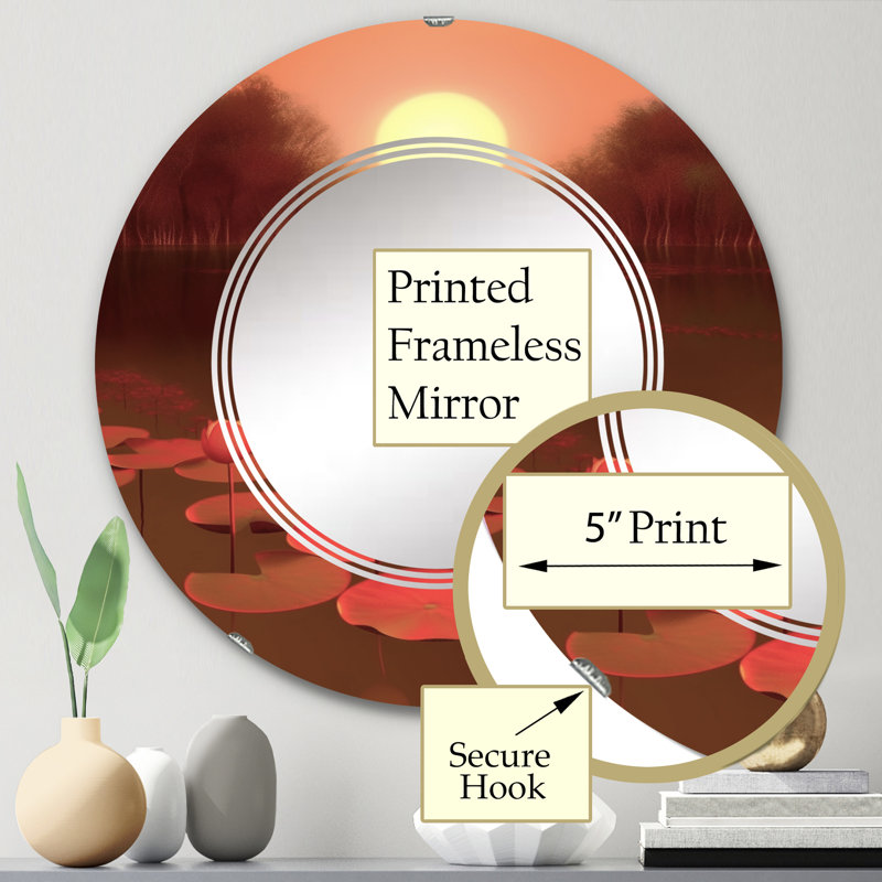 Miroir Tr Nécesson, 24 po x 24 po