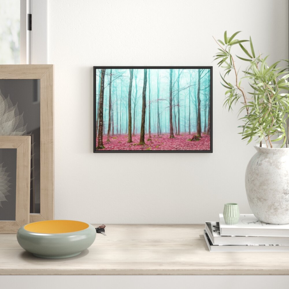 Gerahmtes Wandbild Wald