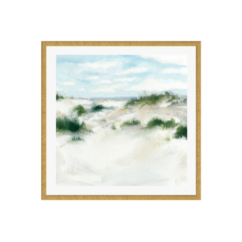 White Sands I by Megan Meagher, 24"H x 36"W, Gold