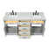 Tidworth 72'' Solid Wood Double Bathroom Vanity with 1.5'' Carrara Marble Top, Rectangular Sinks