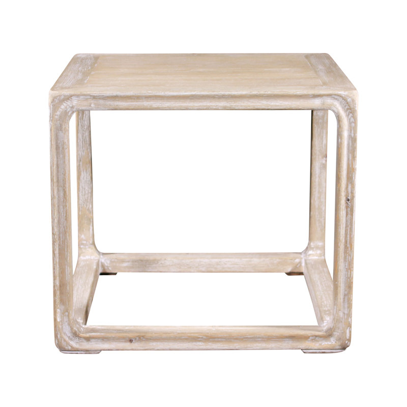 Lilli End Table, White Wash