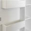 Armoire de cuisine, armoire de rangement blanche autoportante avec portes et tablettes, armoire de rangement pour cuisine, salon et salle à manger