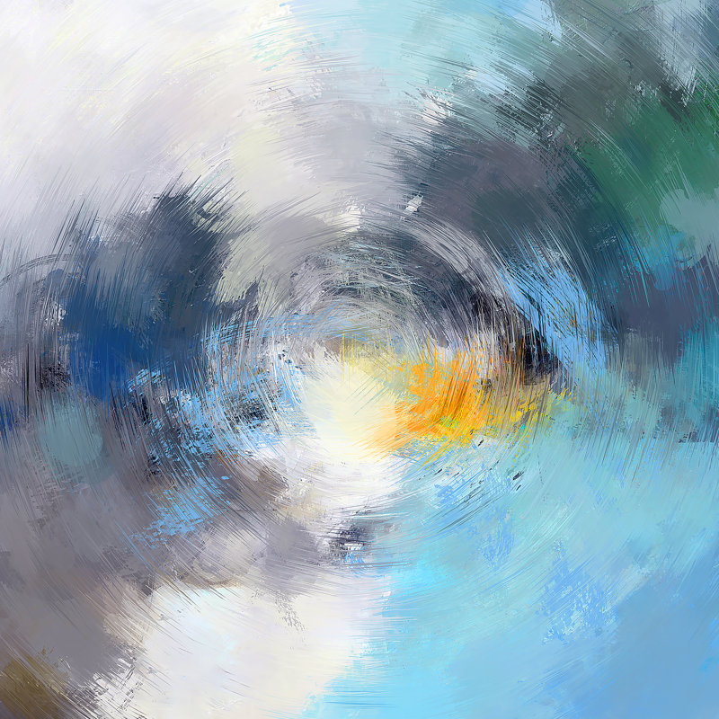 Heaven's Light - peinture sur toile tendue, H 8 po x l 8 po