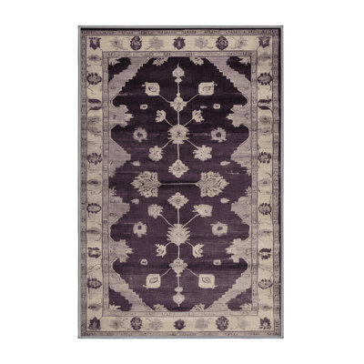 Tapis brun lavable à la machine