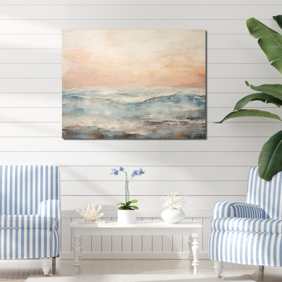 Ranieri - plage et océan, art mural sur toile