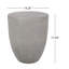 Outdoor Lightweight Concrete Side Table
