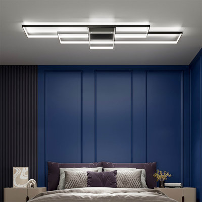 Rine 3-Light 90cm Neutral Style Rectangular LED Flush Mount