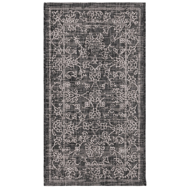 Abhik Indoor/Outdoor Rug, Rectangle 61 x 109 cm, Turquoise