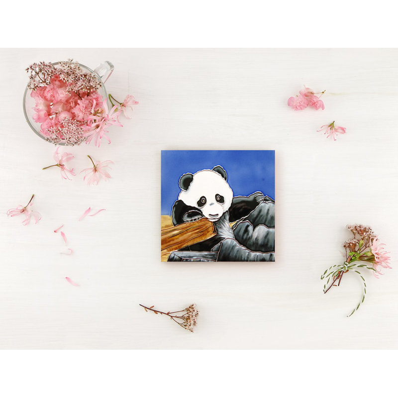 Porte-gobelet et support mural 4 x 4 po Panda