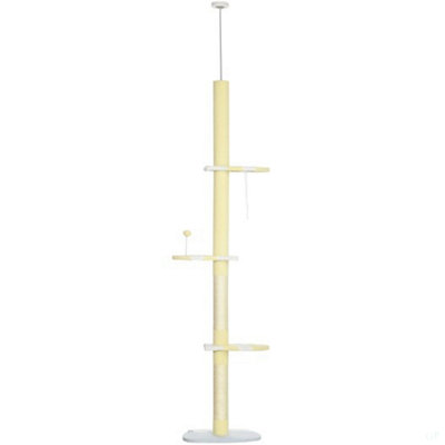 Cat Tree,4-Tier Floor To Ceiling Cat Tree