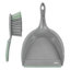 JVL Rubber Grip Dustpan and Brush Set-131070504