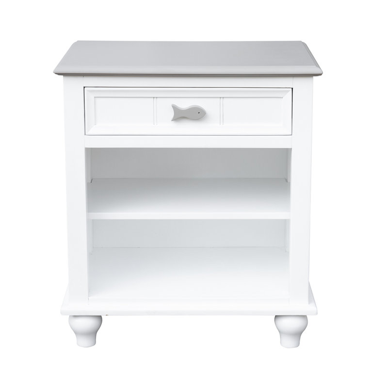 Remer 26'' W Nightstand, Gray