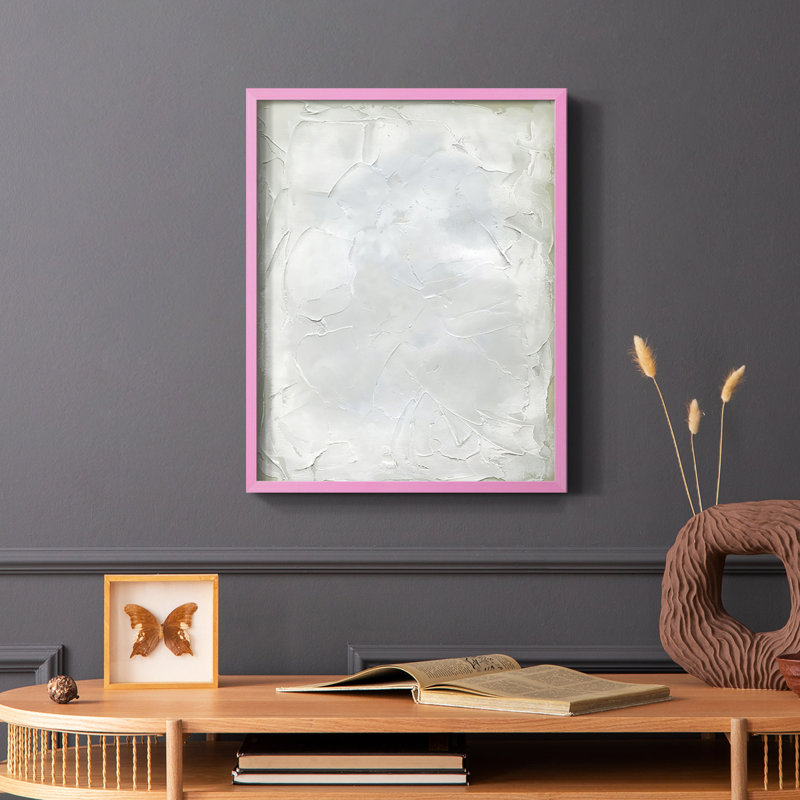 Impression encadrée Subtle Transitions II - bois massif, H 10 po x l 8 po, Rose