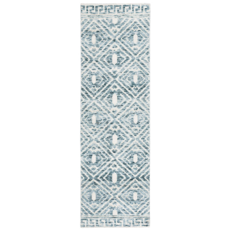Bouley Tufted Performance Performance Geometric Rug, Runner 2'6" x 8'