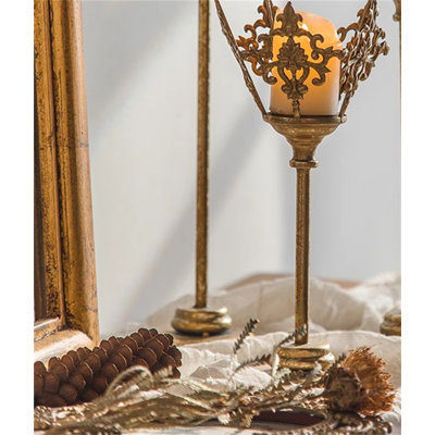 Metal Tabletop Candlestick