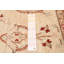 Tapis unique en laine noué à la main 4 pi 9 po x 6 pi 6 po nouvel âge Rollingwood en crème / brun foncé / rouge foncé