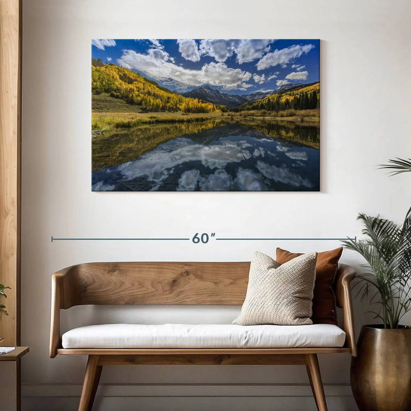 Mont Sneffels nuageux Alvord, H 30 po x l 45 po