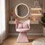 Chaise décorative pivotante à dossier papillon-129181878-129181873
