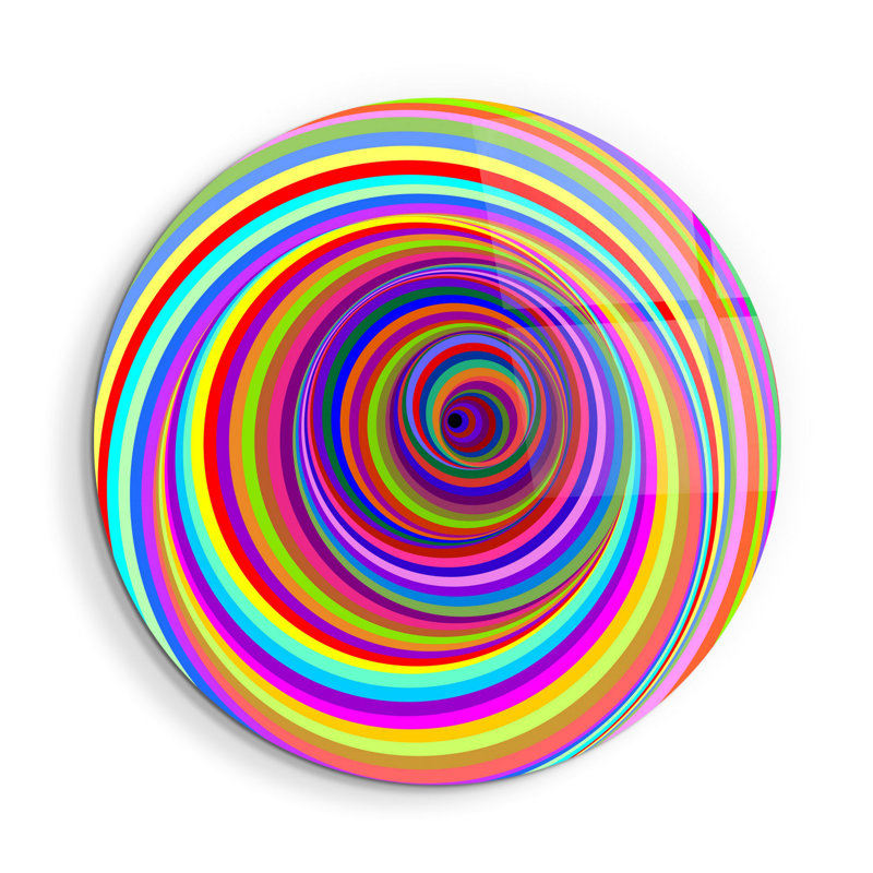 Superbe peinture murale en verre trempé 23,6 po x 23,6 po | 100% verre trempé d'une épaisseur de 0,16 pouce, imprimé UV pour des couleurs éclatantes | Parfait pour la décoration intérieure, le salon et les espaces de bureau, design durable et élégant