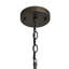Luminaire suspendu cylindrique à 1 lumière