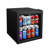 Frigidaire 1.3 cu. ft. 36L Glass Door Beverage Refrigerator, Mini Fridge with 47 Can Capacity, Touch Controls, Adjustable Shelves, LED Lighting & Quiet Compressor Cooling