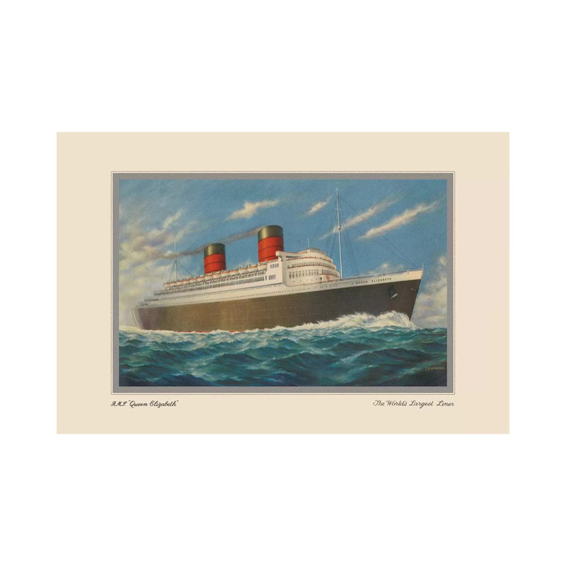Vintage Cruise II 1 Piece Wrapped Canvas Painting, 101.6 cm H x 66.04 cm W x 1.91 cm D