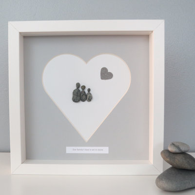 Our Families Love Is Set In Stone - Single Picture Frame Print