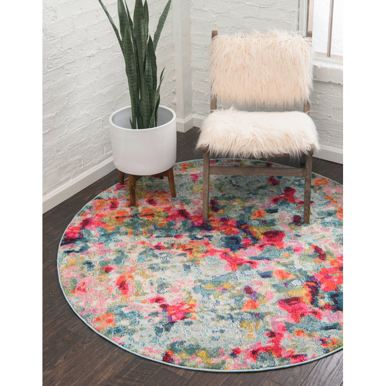 Hashimoto Washable Abstract Indoor Rug