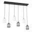 Atmanand 6 - Light Matte Black Pendant-1120779317