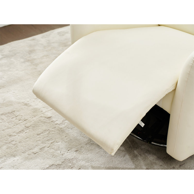 Fauteuil inclinable et pivotant pivotant, Blanc