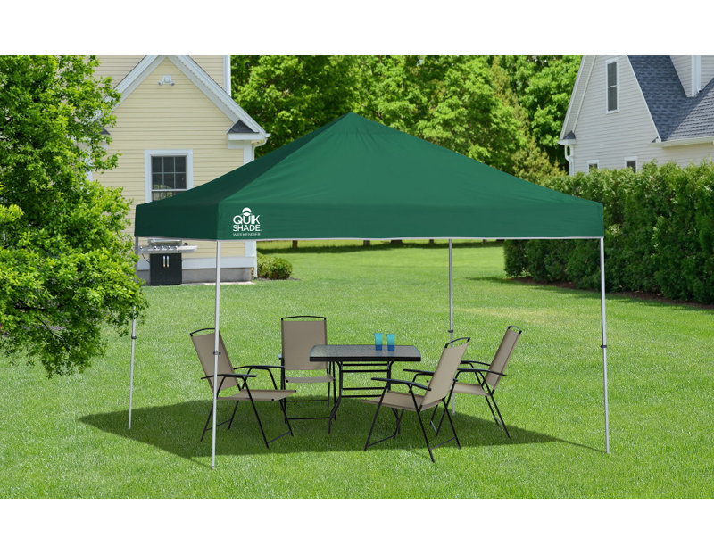 Tente pliante Weekender Elite à pieds droits, 129" W x 129" D, Blue