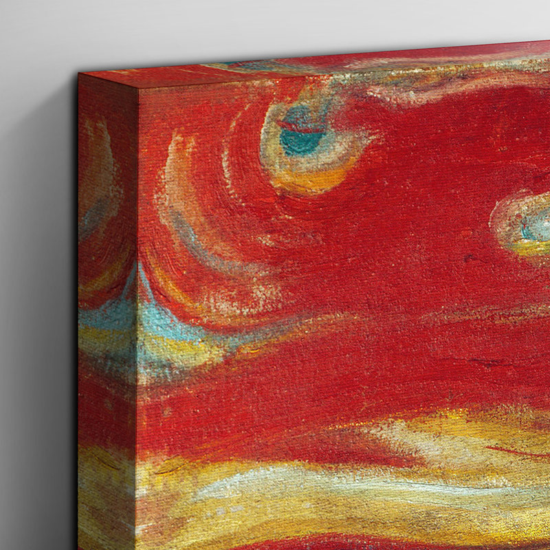 Anxiety by Edvard Munch - Wrapped Canvas, 60cm H x 40cm W