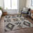 Machine Washable Indoor/Outdoor Xhevrie Taupe Rug-1311951841