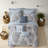 Piece Full Queen Bedding Sets, Blue Polyester Chenille Jacquard for Home