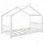 Lit plateforme House avec tête et pied de lit, toit