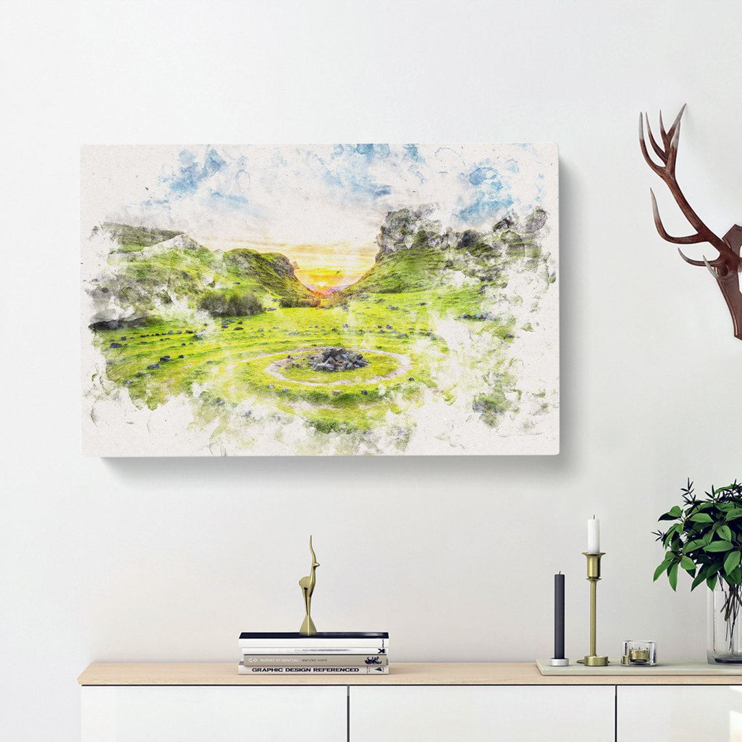 Fairy Glen At The Isle Of Skye - Wrapped Canvas