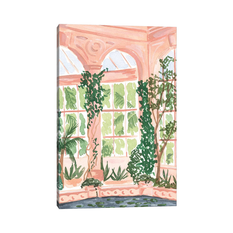 Botanical Gardens - Wrapped Canvas Painting, 20.32 cm H x 30.48 cm W