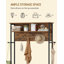Coat Rack with Shoe Storage, Hall Tree with Bench for Hallway, 14 Open Compartments, Coat Stand with Adjustable Shelves, 13 Hooks, Top Storage for Living Room, Entrence -1098335608
