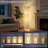47" RGB Dimmable Corner Oliveira With Remote Control, Standing Lamp For Home & Game Room, Bulbs Included